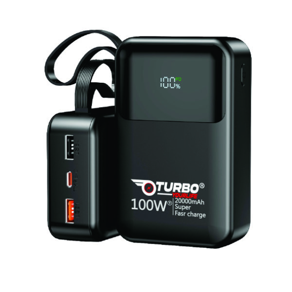 Turbo TR-P21 Power Bank (20000 mAh) – Vivo Flash Charging Support